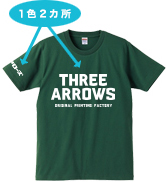 1色2カ所の場合